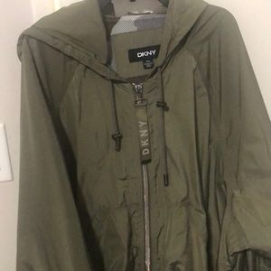 Dk jacket olive green size xl with hood